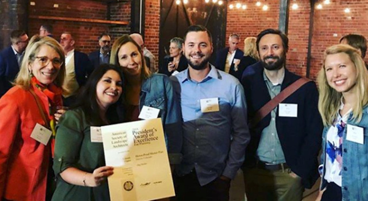Winners of two CCASLA awards!