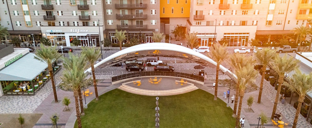 ASU Novus Place Stage Area