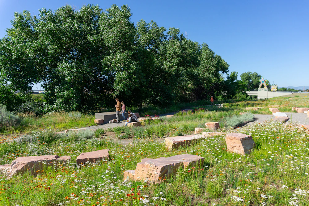 Interpretive elements turn the landscape into a living classroom for all ages
