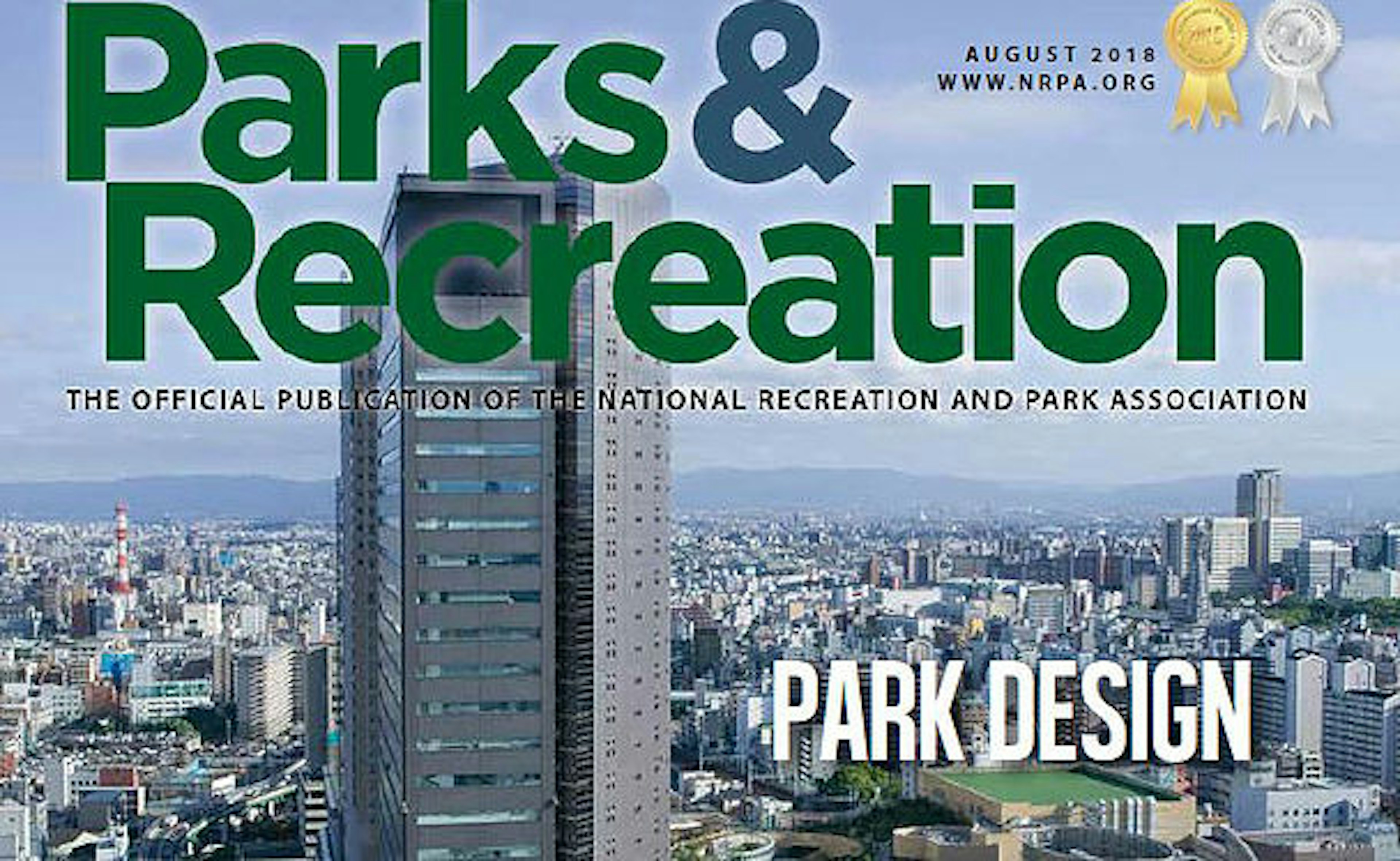 Parks & Recreation Magazine features Dig Studio cover
